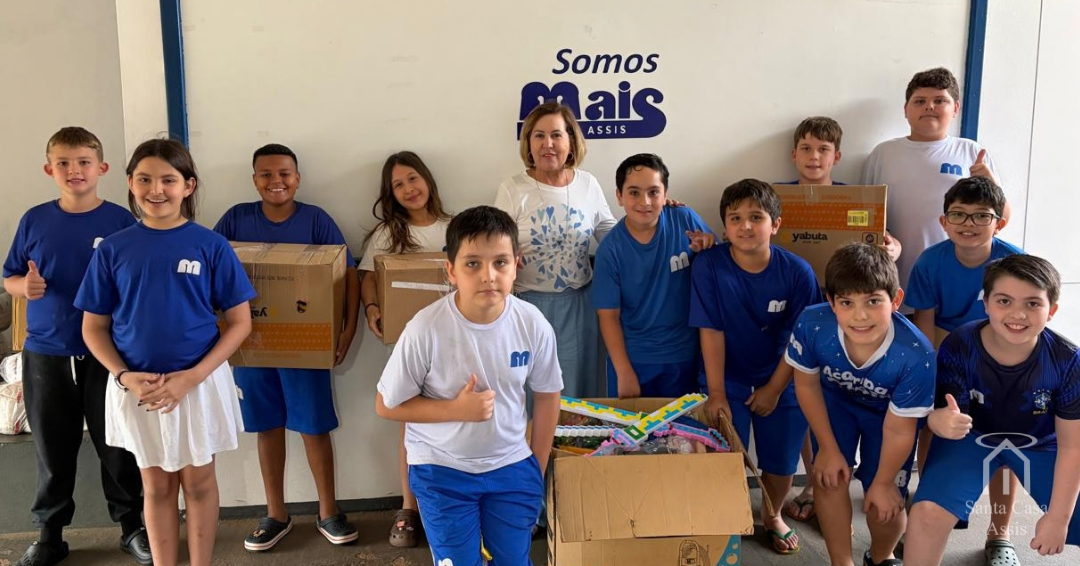 Nosso agradecimento aos alunos do Colégio Mais!